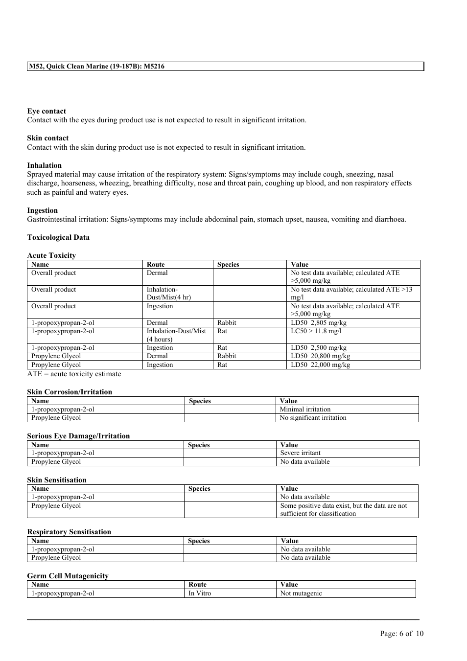 MEGUIAR'S M52 User Manual | Page 6 / 10
