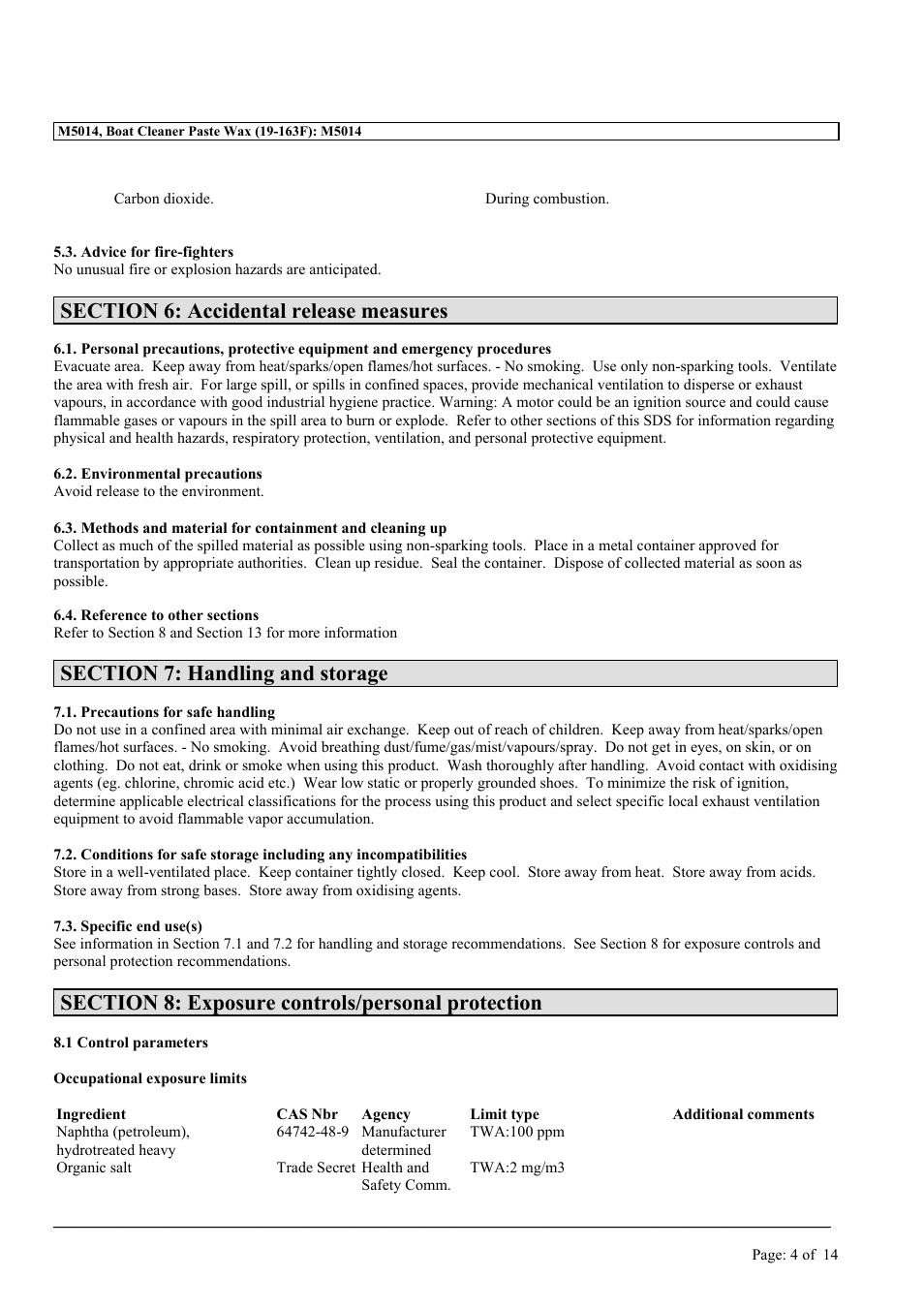 MEGUIAR'S M5014 User Manual | Page 4 / 14