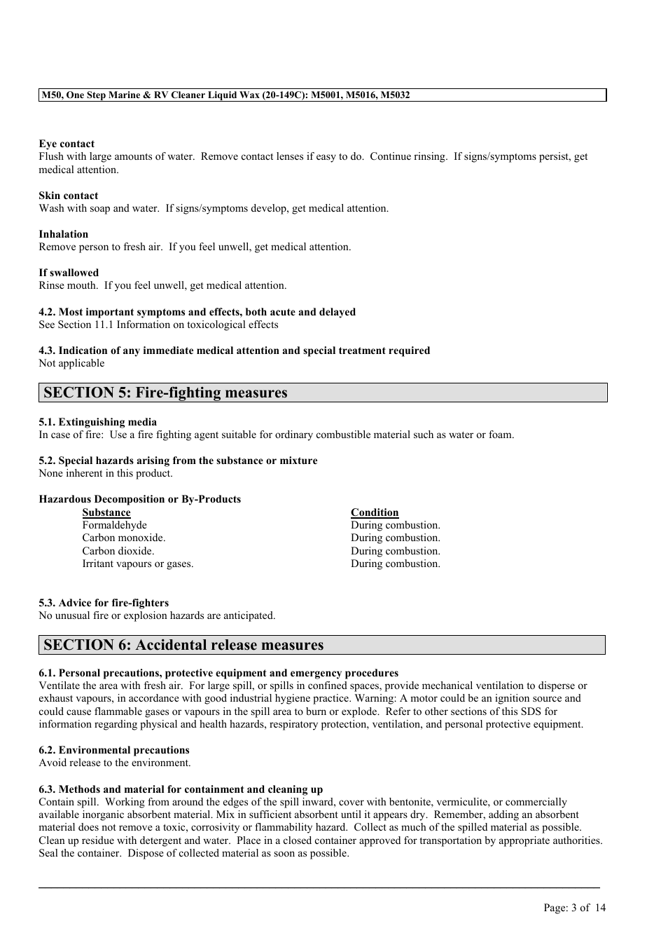 MEGUIAR'S M50 User Manual | Page 3 / 14