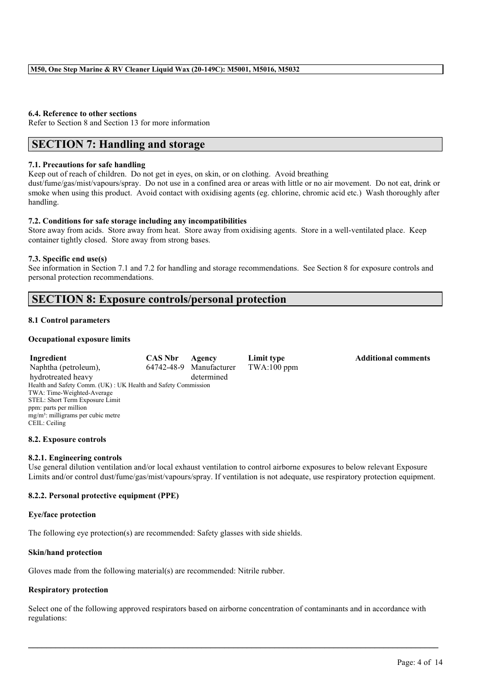 MEGUIAR'S M50 User Manual | Page 4 / 14