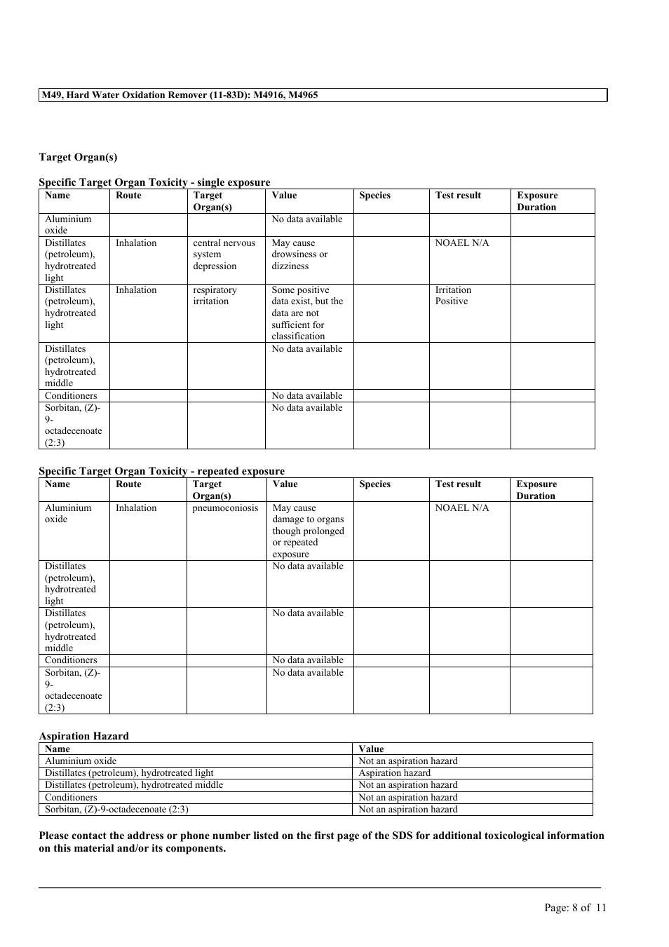MEGUIAR'S M49 User Manual | Page 8 / 11