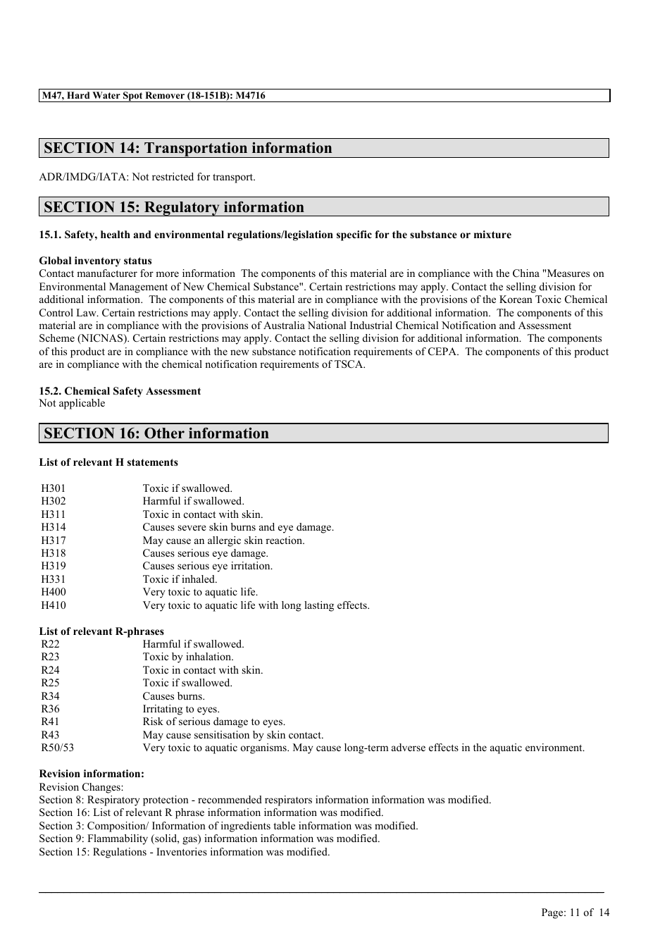 MEGUIAR'S M47 User Manual | Page 11 / 14