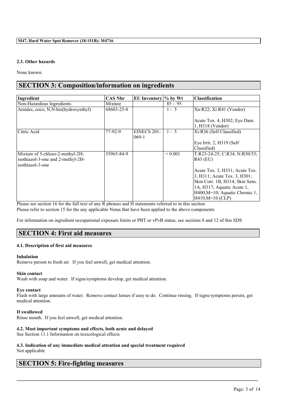 MEGUIAR'S M47 User Manual | Page 3 / 14