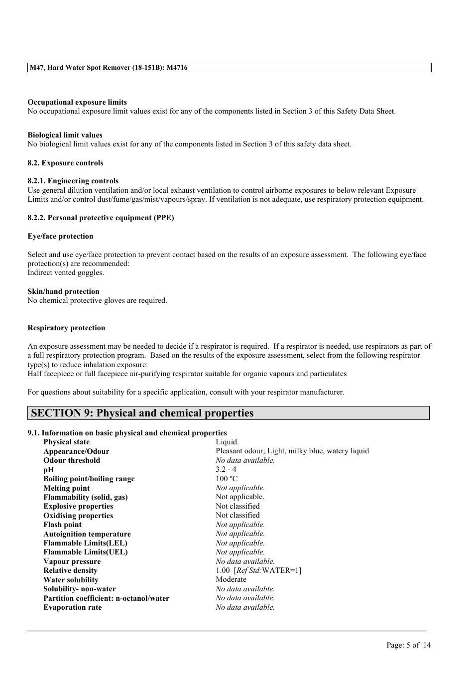 MEGUIAR'S M47 User Manual | Page 5 / 14