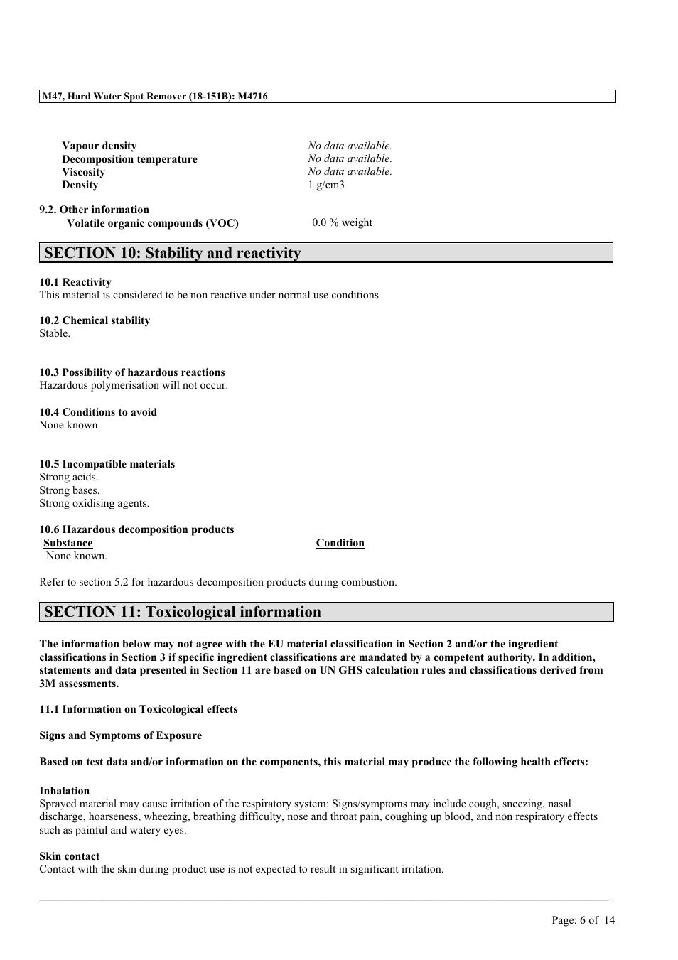 MEGUIAR'S M47 User Manual | Page 6 / 14