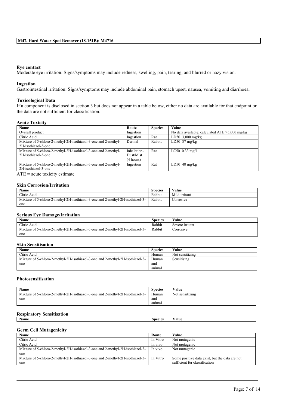 MEGUIAR'S M47 User Manual | Page 7 / 14