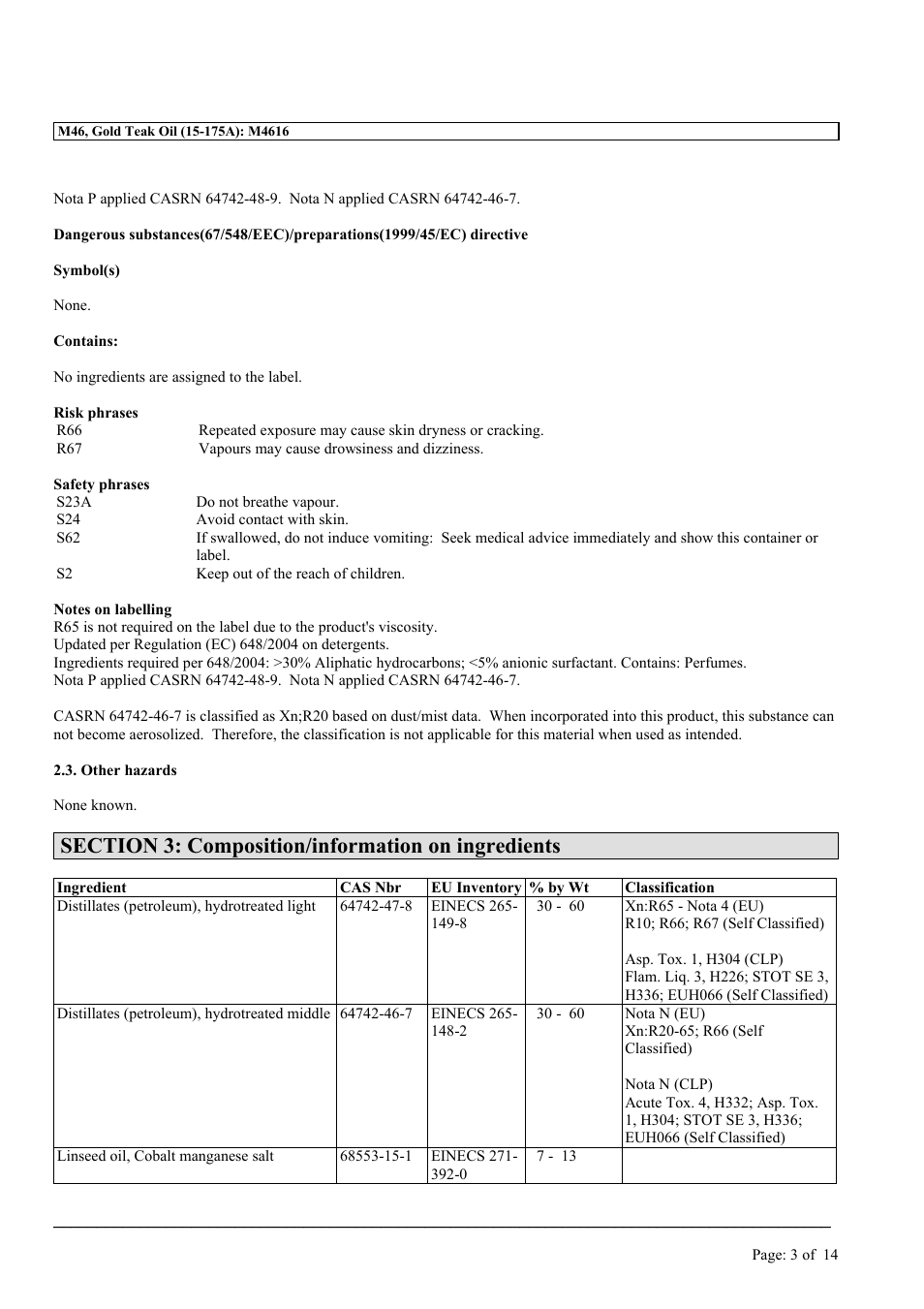 MEGUIAR'S M46 User Manual | Page 3 / 14