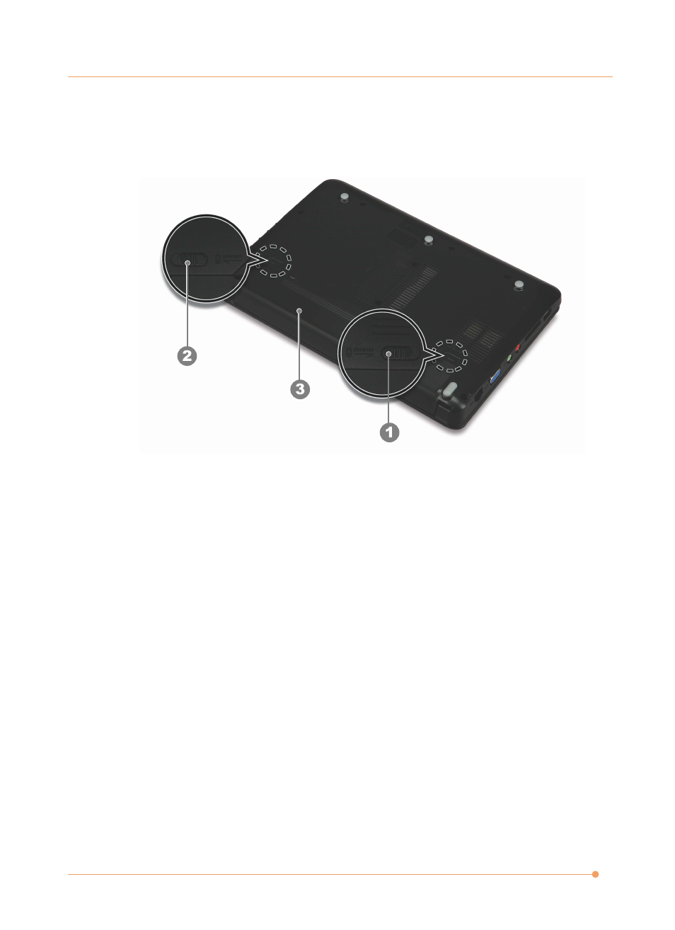 Bottom view | AVERATEC N1000 Series User Manual | Page 28 / 62