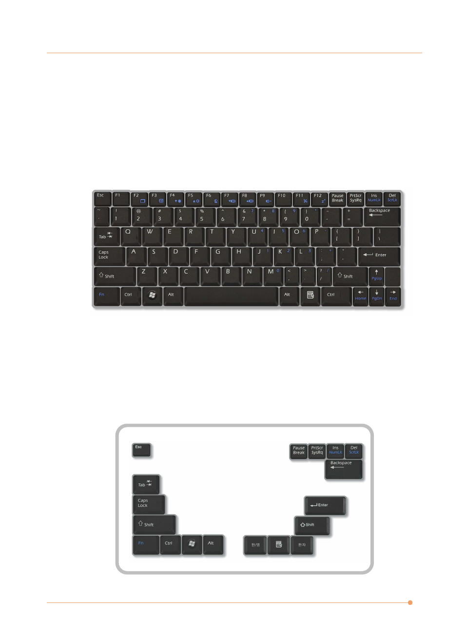 Knowing the keyboard | AVERATEC N1000 Series User Manual | Page 36 / 62