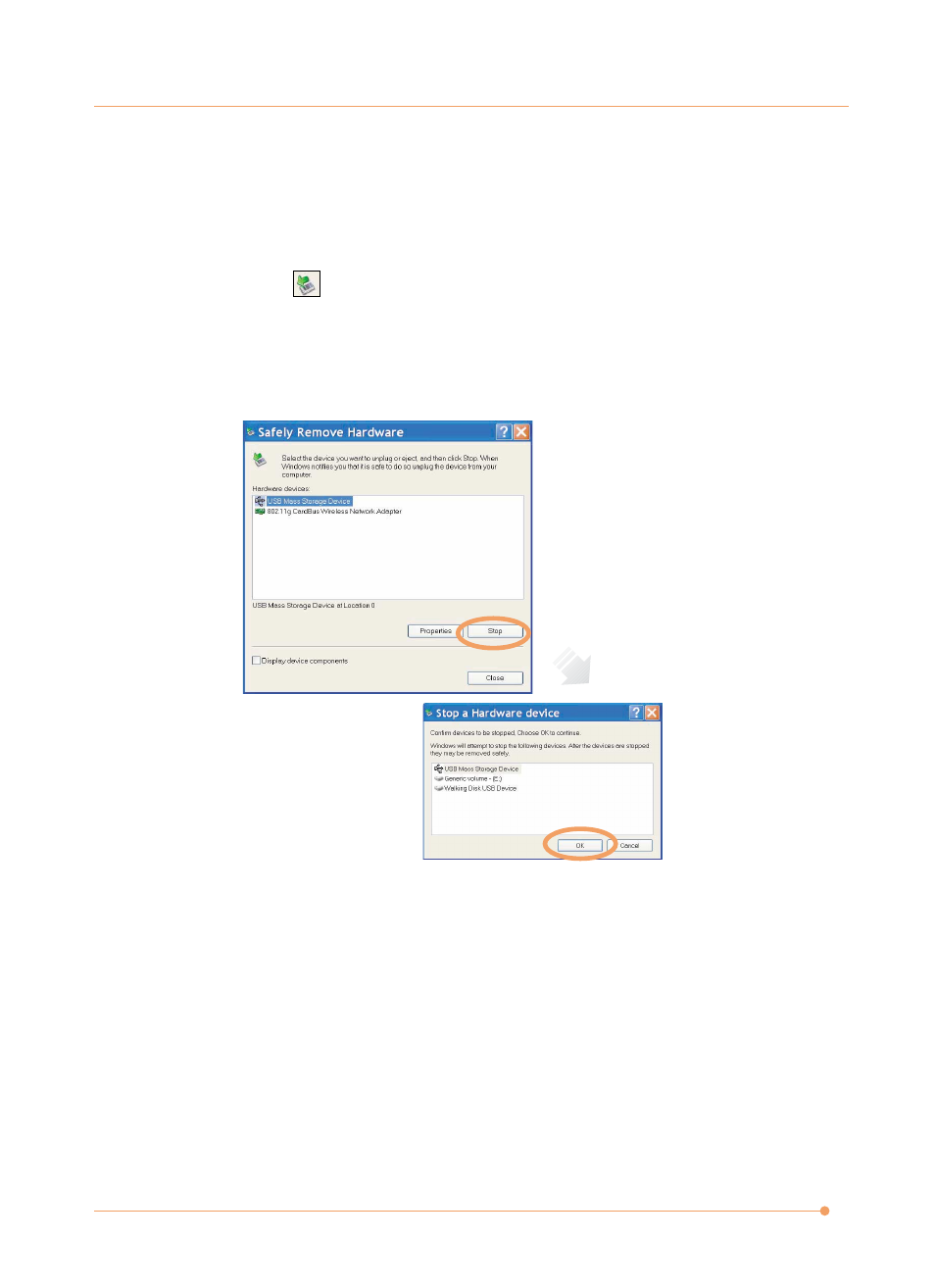 Safely remove hardware | AVERATEC N1000 Series User Manual | Page 50 / 62