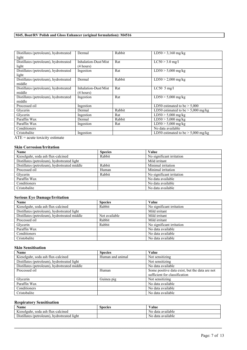 MEGUIAR'S M45 User Manual | Page 7 / 13