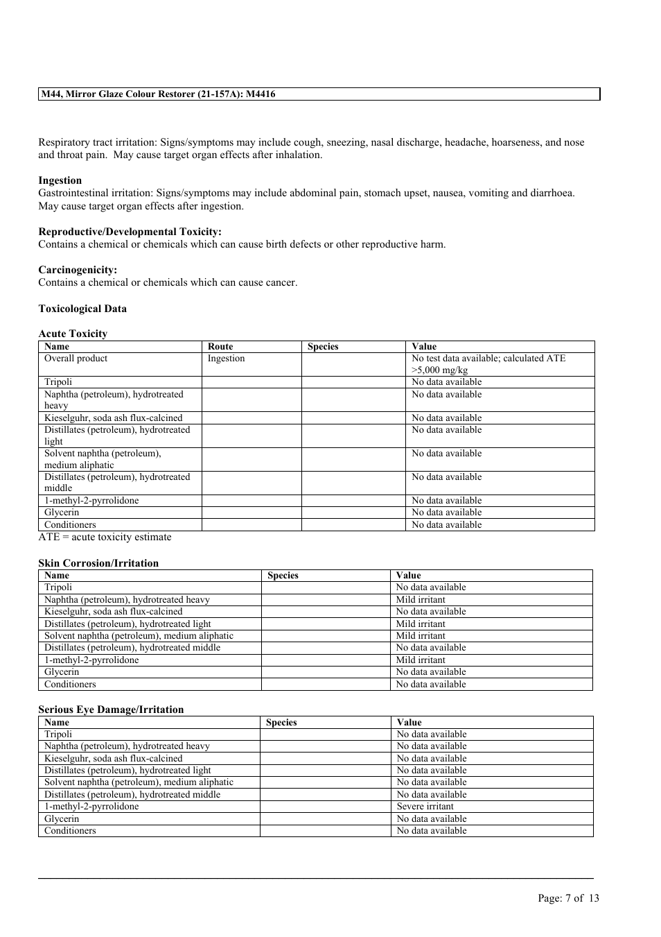 MEGUIAR'S M44 User Manual | Page 7 / 13