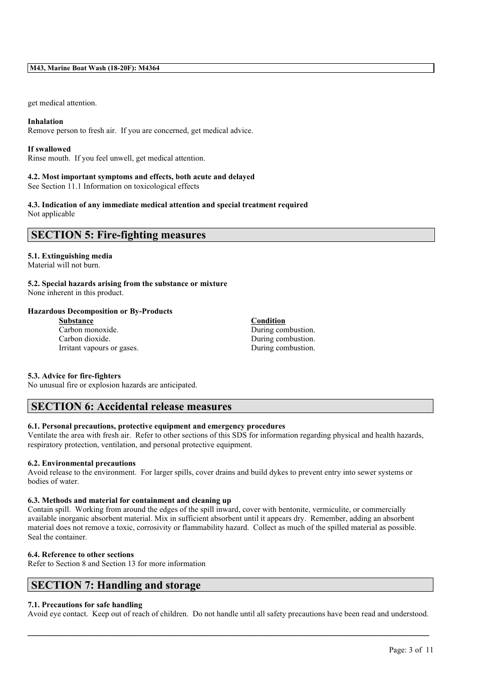 MEGUIAR'S M43 User Manual | Page 3 / 11