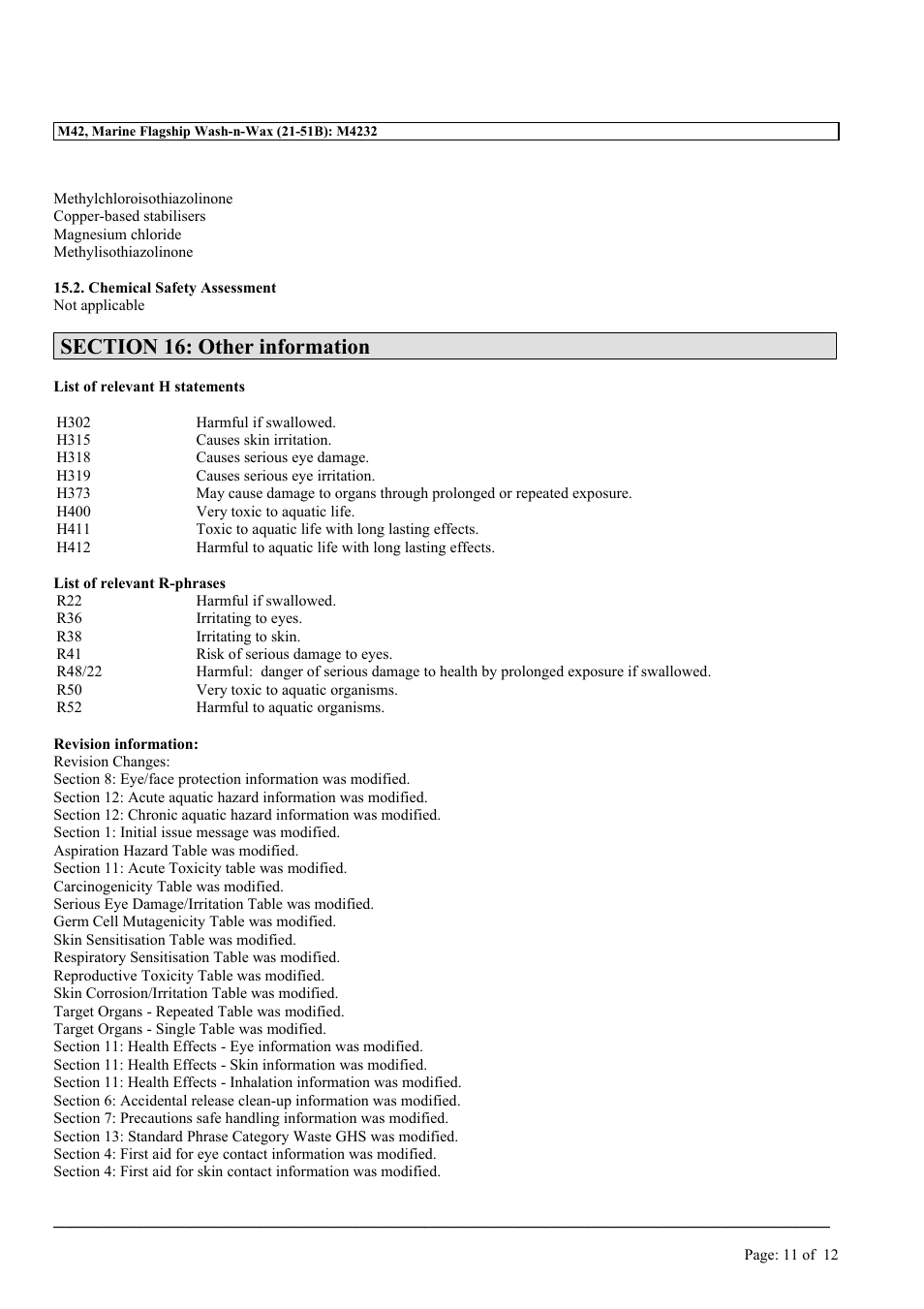 MEGUIAR'S M42 User Manual | Page 11 / 12