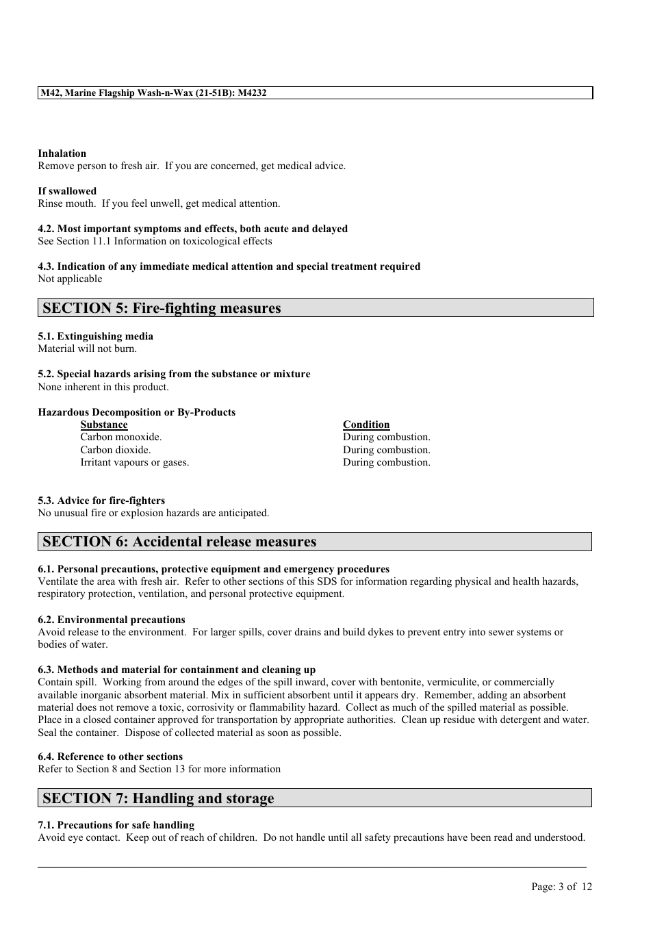 MEGUIAR'S M42 User Manual | Page 3 / 12