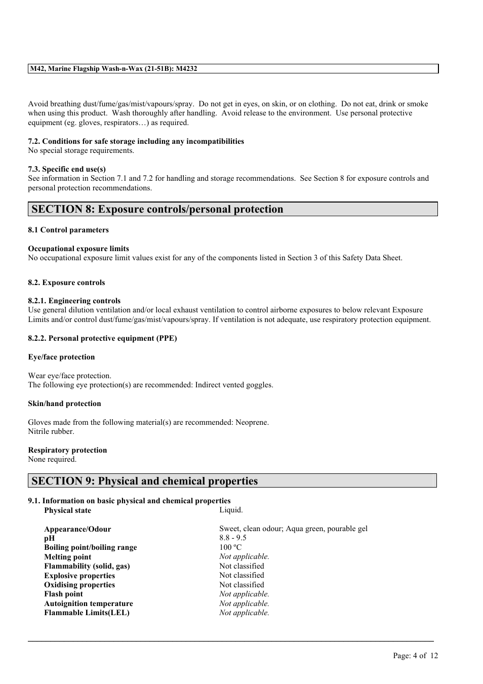 MEGUIAR'S M42 User Manual | Page 4 / 12