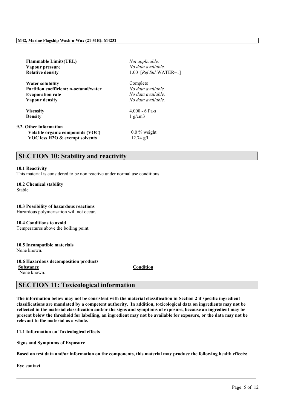 MEGUIAR'S M42 User Manual | Page 5 / 12