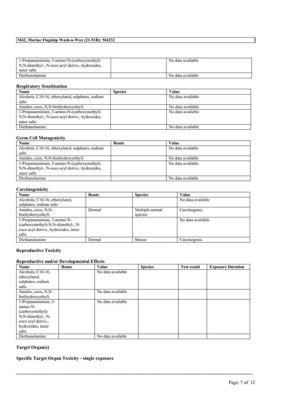 MEGUIAR'S M42 User Manual | Page 7 / 12