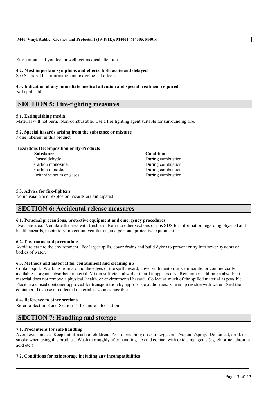 MEGUIAR'S M40 User Manual | Page 3 / 13