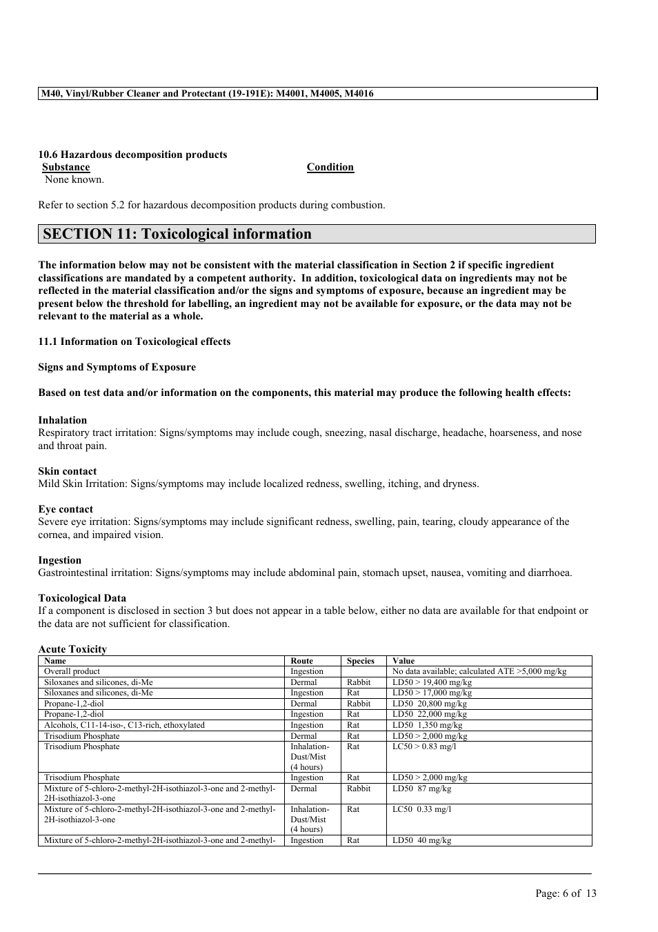 MEGUIAR'S M40 User Manual | Page 6 / 13