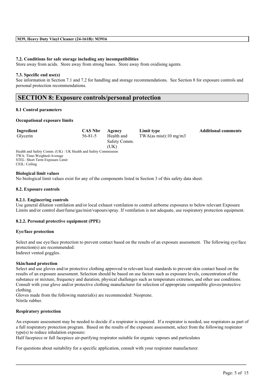 MEGUIAR'S M39 User Manual | Page 5 / 15