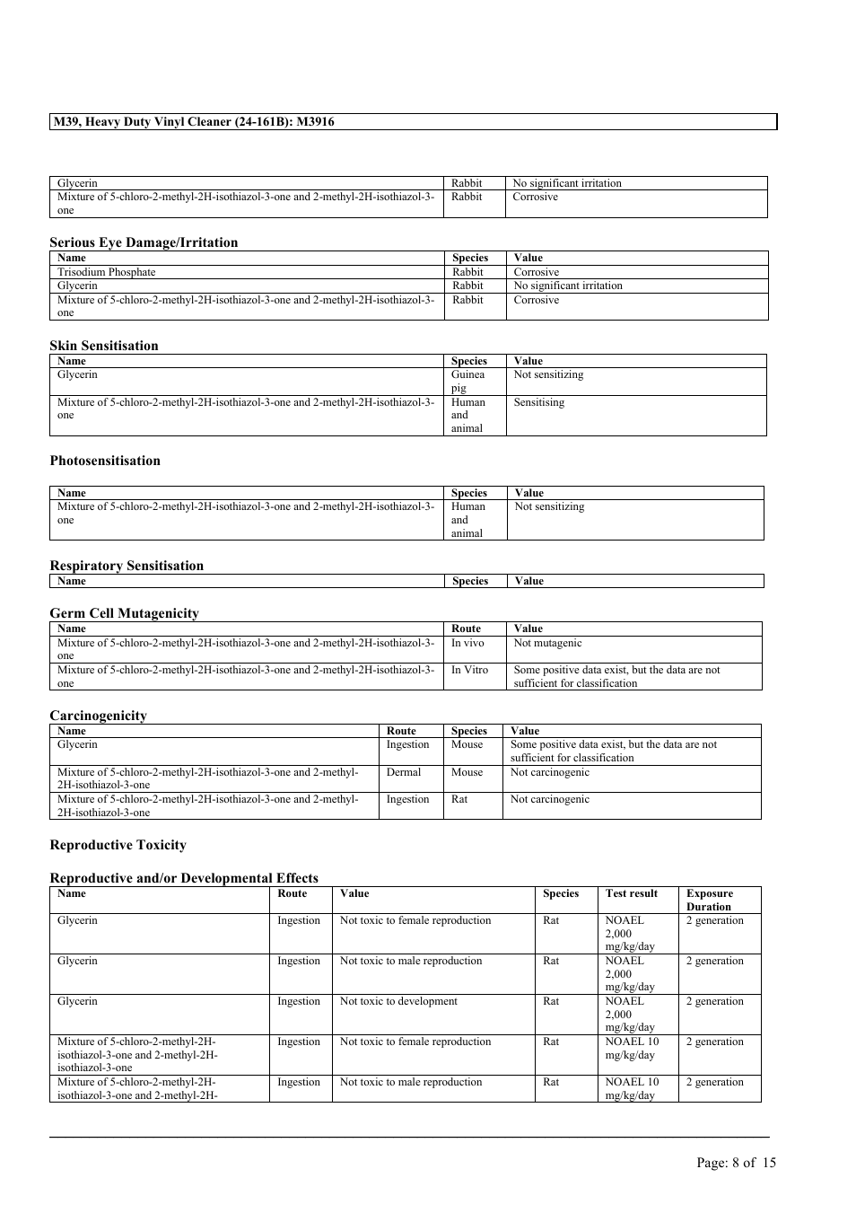 MEGUIAR'S M39 User Manual | Page 8 / 15