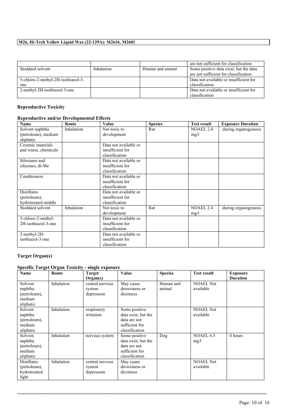 MEGUIAR'S M26 User Manual | Page 10 / 16