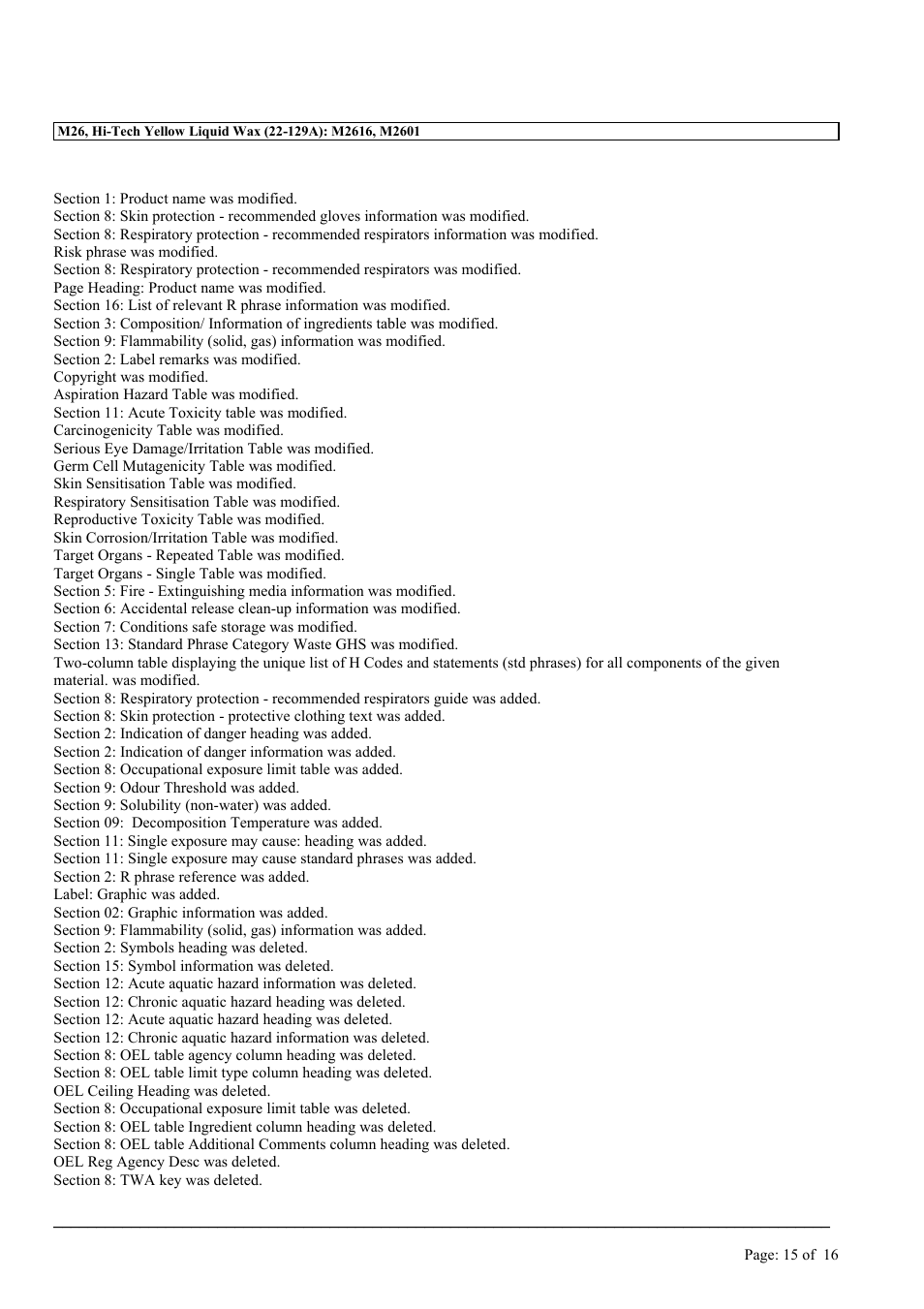 MEGUIAR'S M26 User Manual | Page 15 / 16