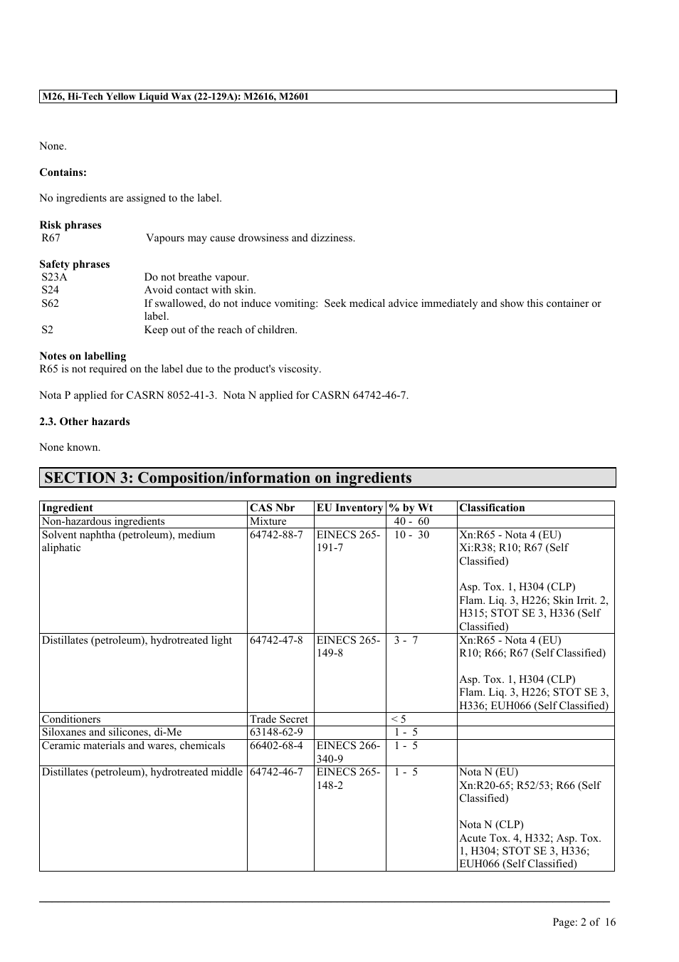 MEGUIAR'S M26 User Manual | Page 2 / 16