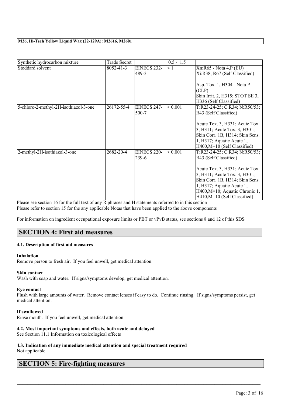 MEGUIAR'S M26 User Manual | Page 3 / 16