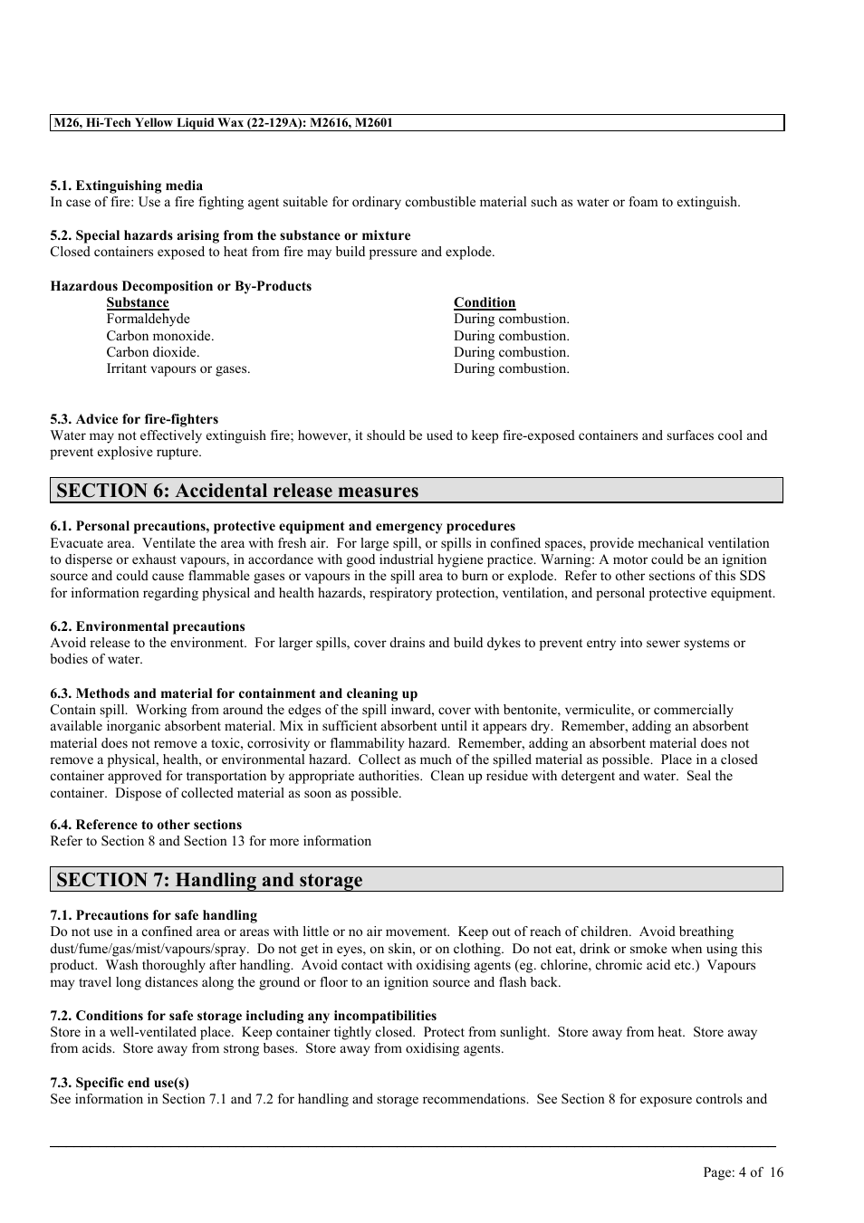 MEGUIAR'S M26 User Manual | Page 4 / 16