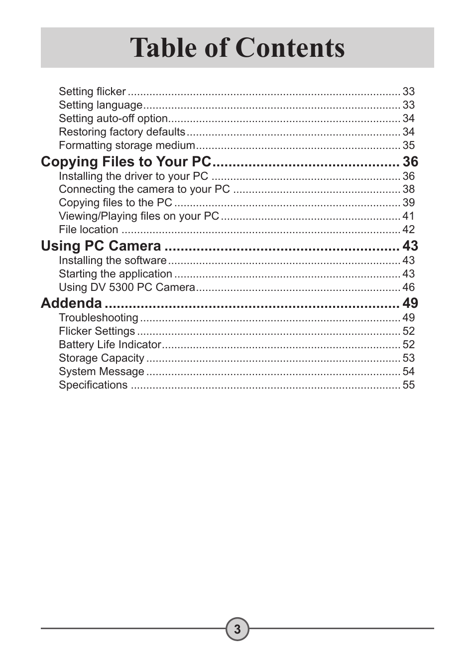 AIPTEK Pocket DV 5300 User Manual | Page 4 / 57