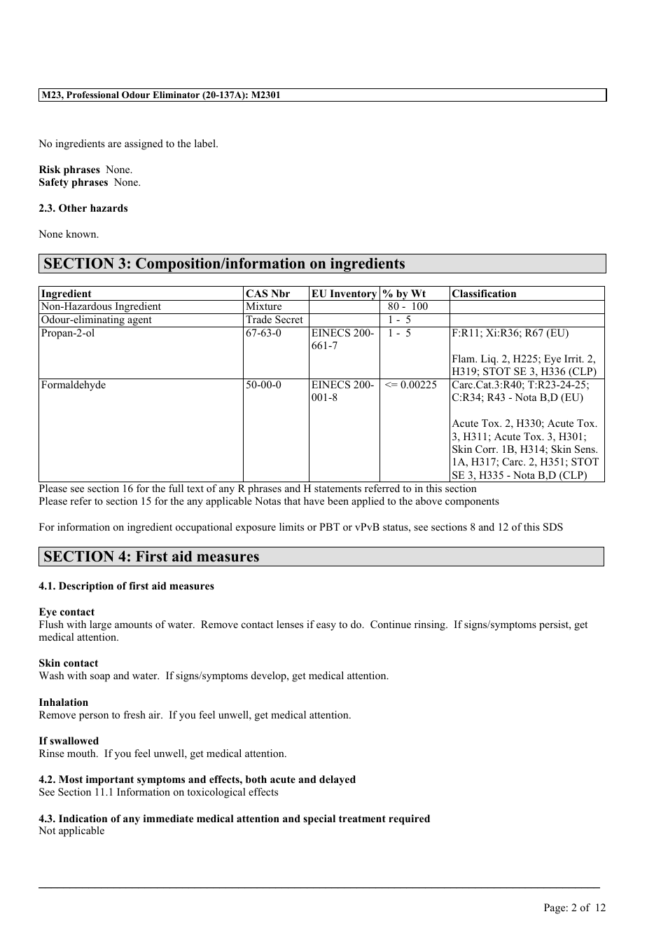 MEGUIAR'S M23 User Manual | Page 2 / 12