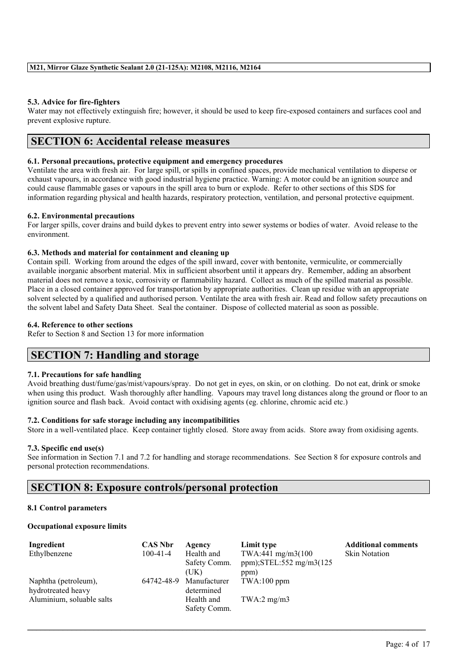 MEGUIAR'S M21 User Manual | Page 4 / 17