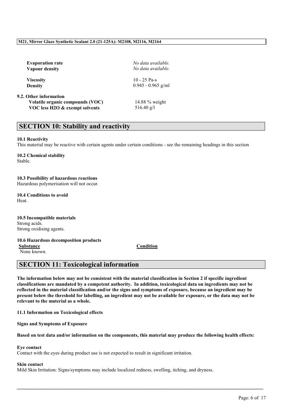 MEGUIAR'S M21 User Manual | Page 6 / 17