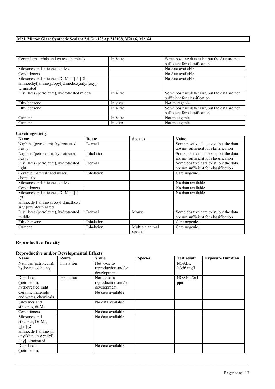 MEGUIAR'S M21 User Manual | Page 9 / 17