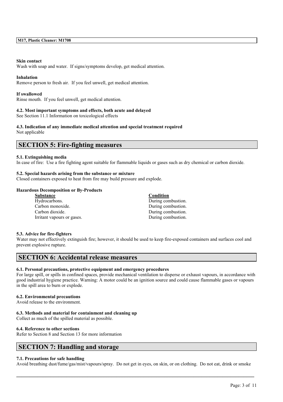 MEGUIAR'S M17 User Manual | Page 3 / 11