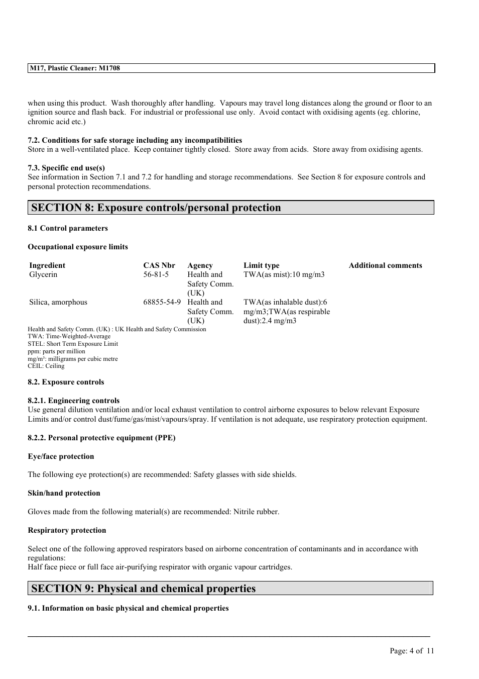 MEGUIAR'S M17 User Manual | Page 4 / 11