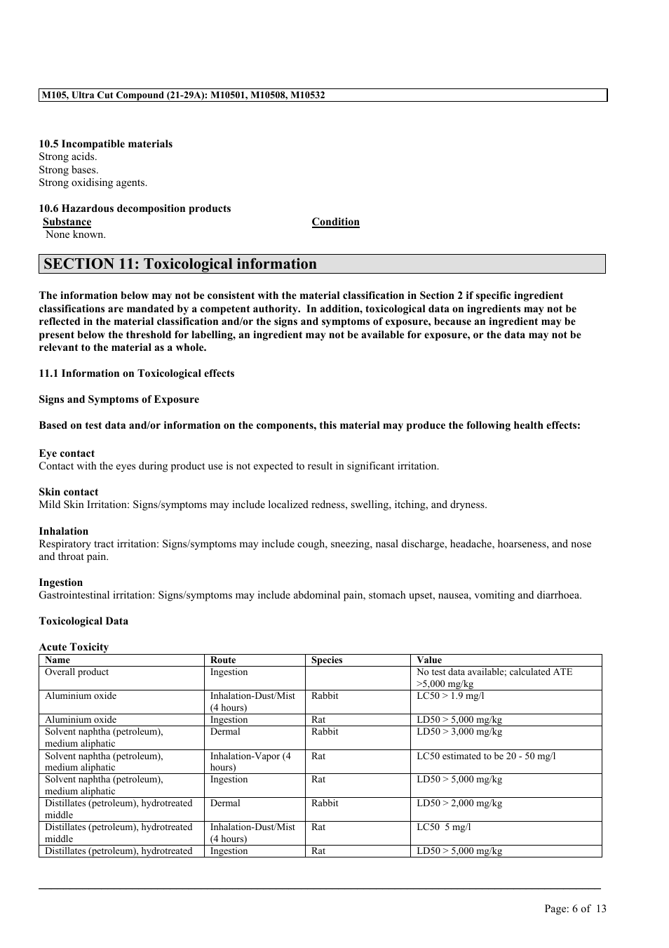 MEGUIAR'S M105 User Manual | Page 6 / 13