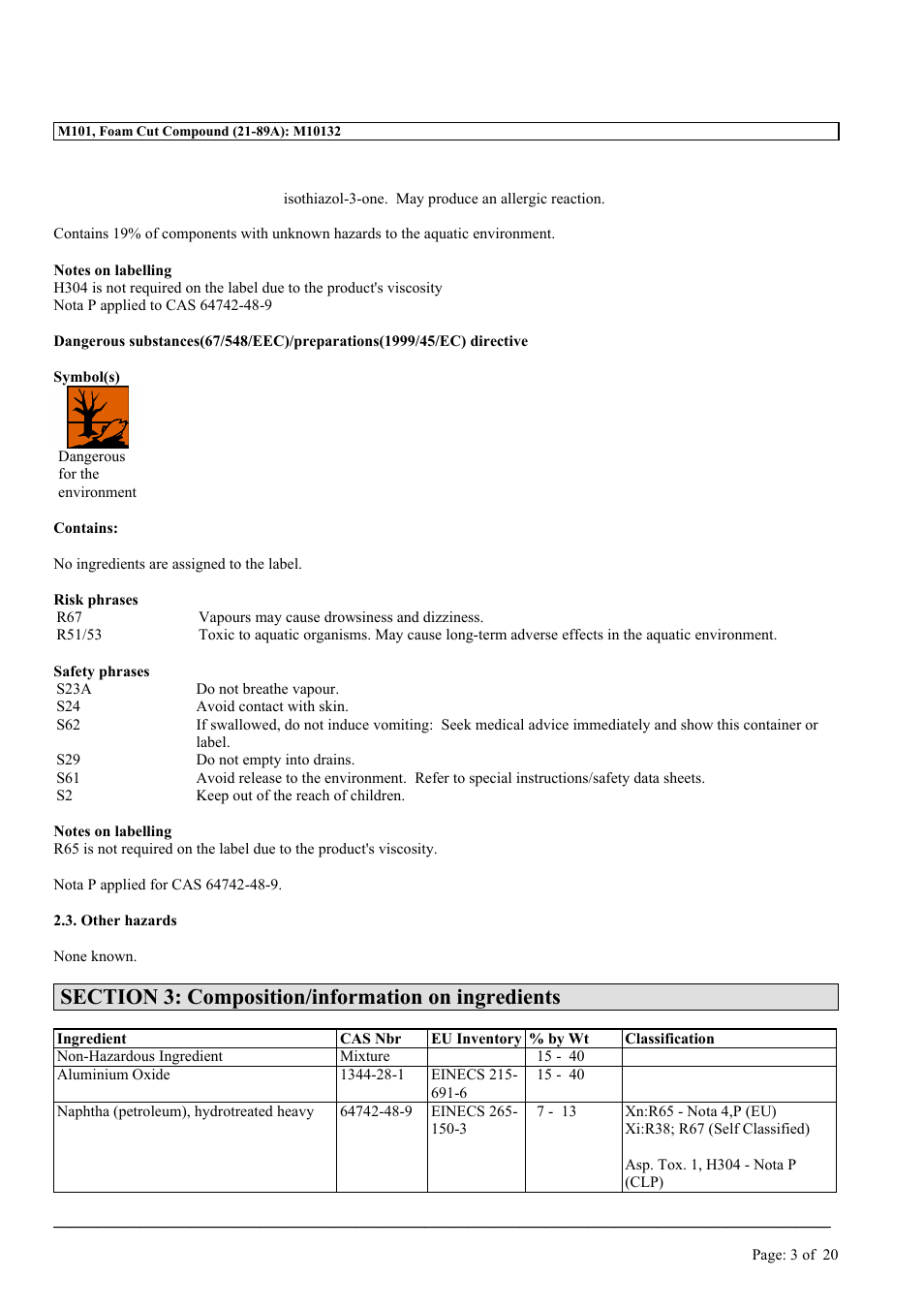 MEGUIAR'S M101 User Manual | Page 3 / 20