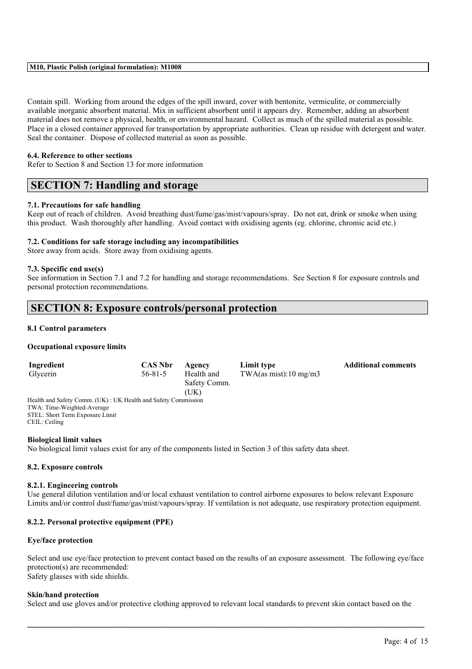 MEGUIAR'S M10 User Manual | Page 4 / 15