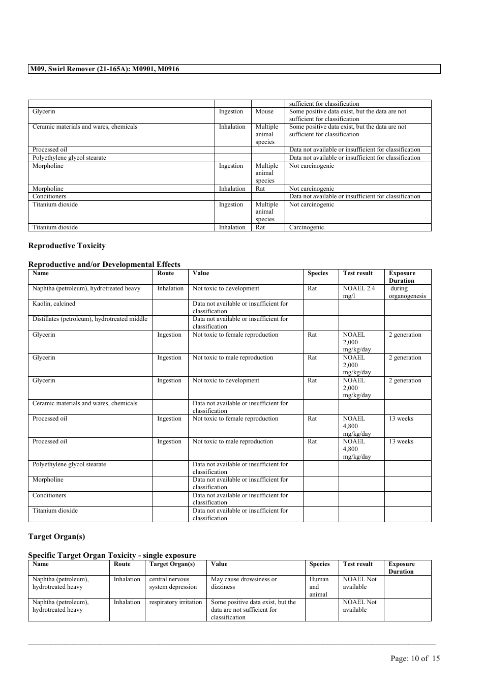 MEGUIAR'S M09 User Manual | Page 10 / 15