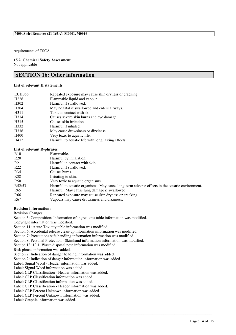 MEGUIAR'S M09 User Manual | Page 14 / 15