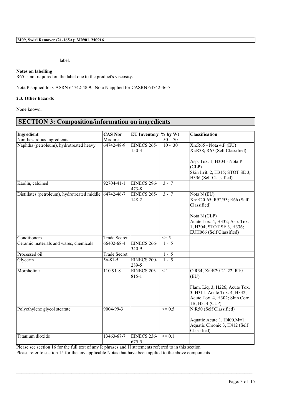 MEGUIAR'S M09 User Manual | Page 3 / 15