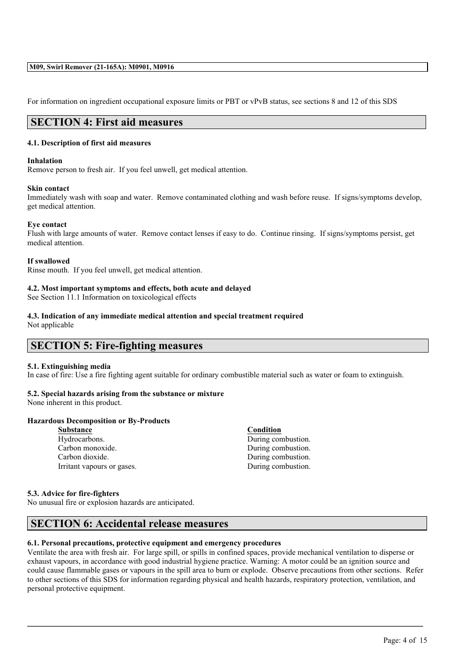 MEGUIAR'S M09 User Manual | Page 4 / 15