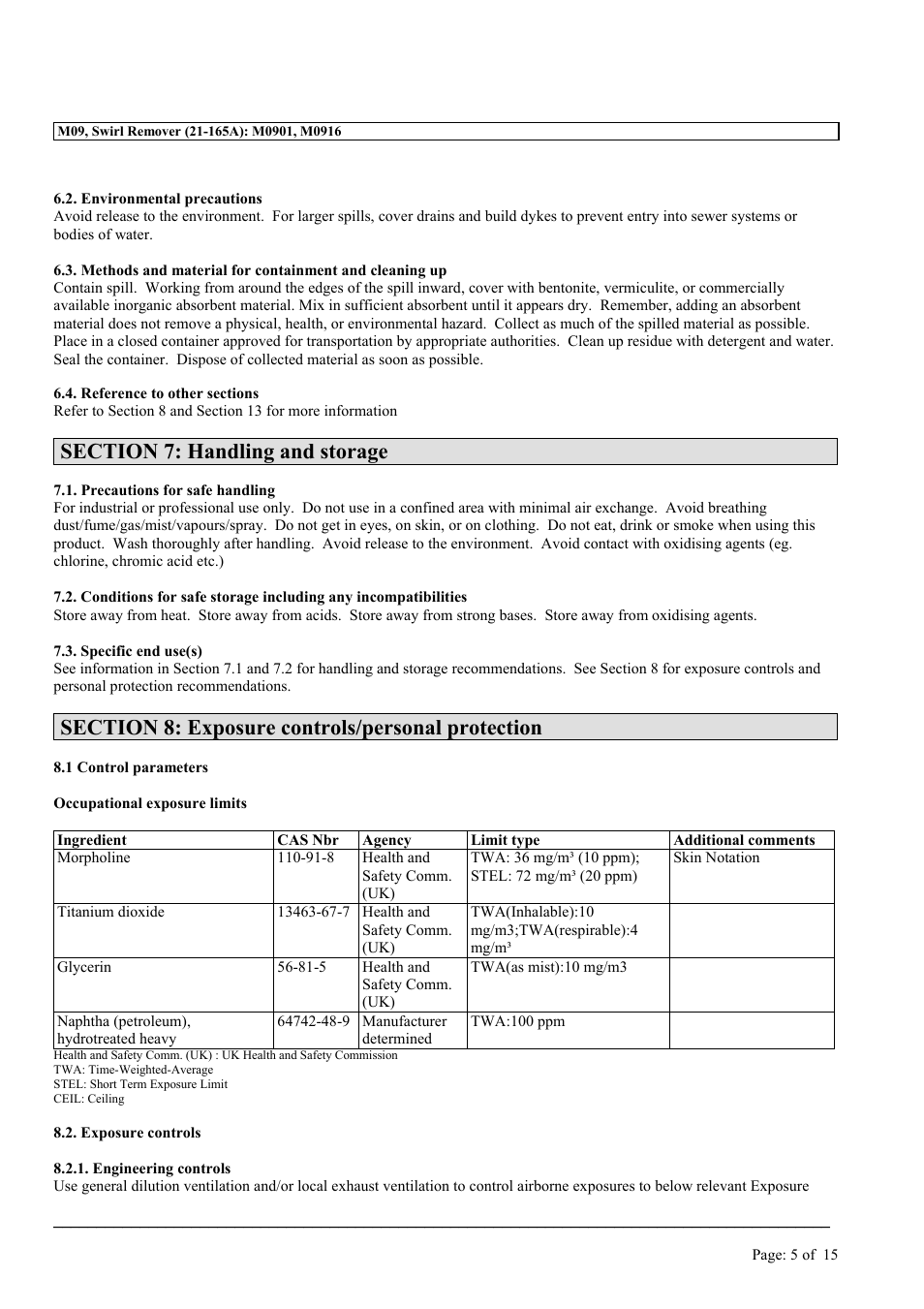MEGUIAR'S M09 User Manual | Page 5 / 15
