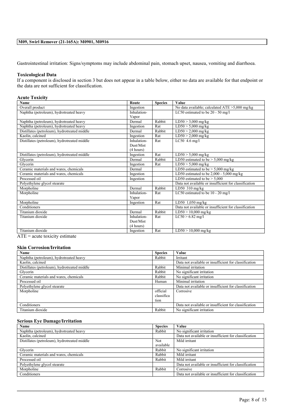 MEGUIAR'S M09 User Manual | Page 8 / 15
