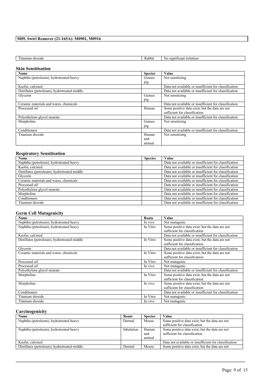 MEGUIAR'S M09 User Manual | Page 9 / 15