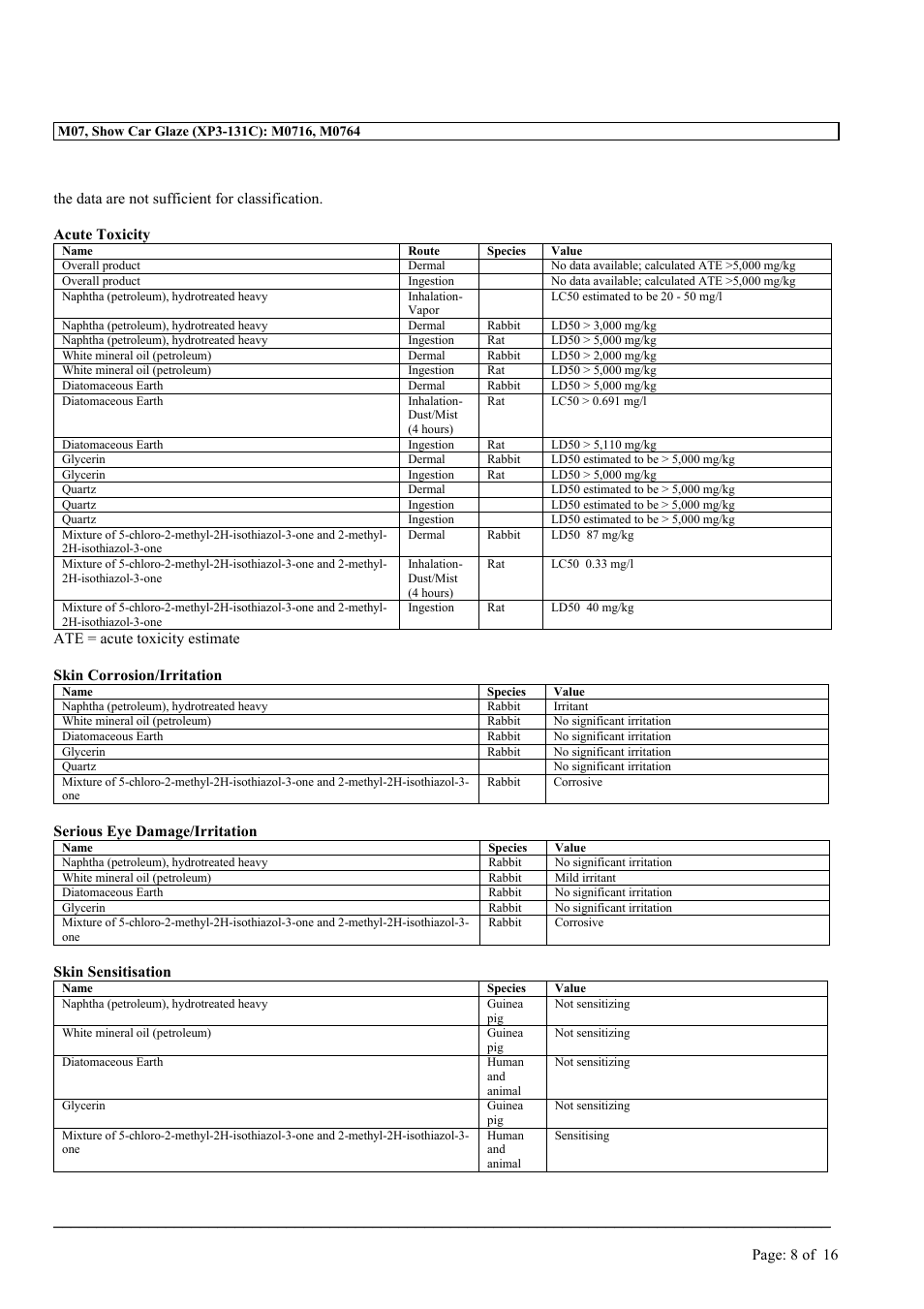 MEGUIAR'S M07 User Manual | Page 8 / 16