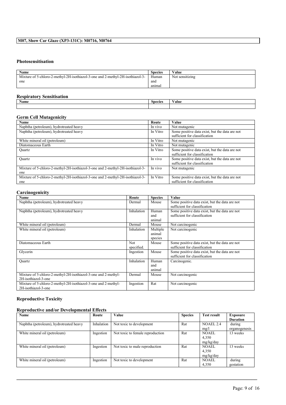 MEGUIAR'S M07 User Manual | Page 9 / 16